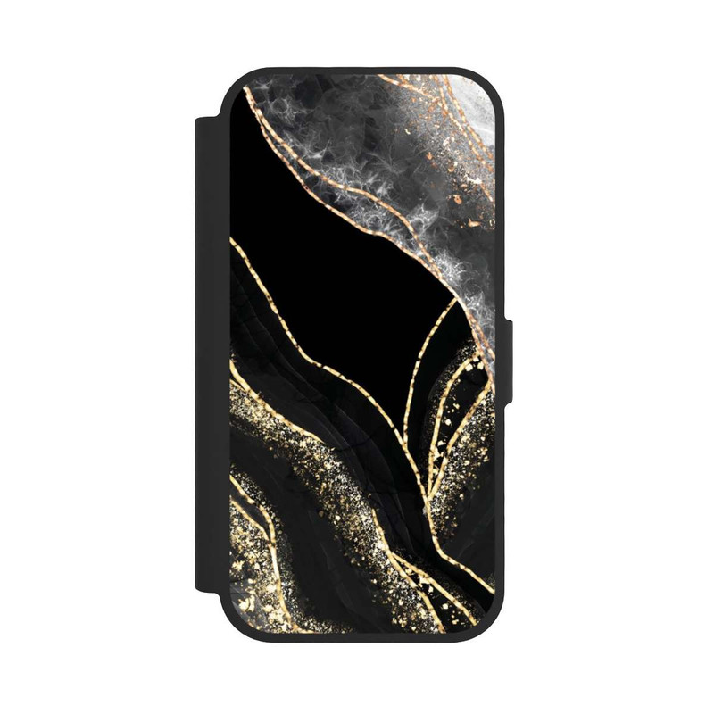 iPhone 17 NIVOflip Dark Marble Gold
