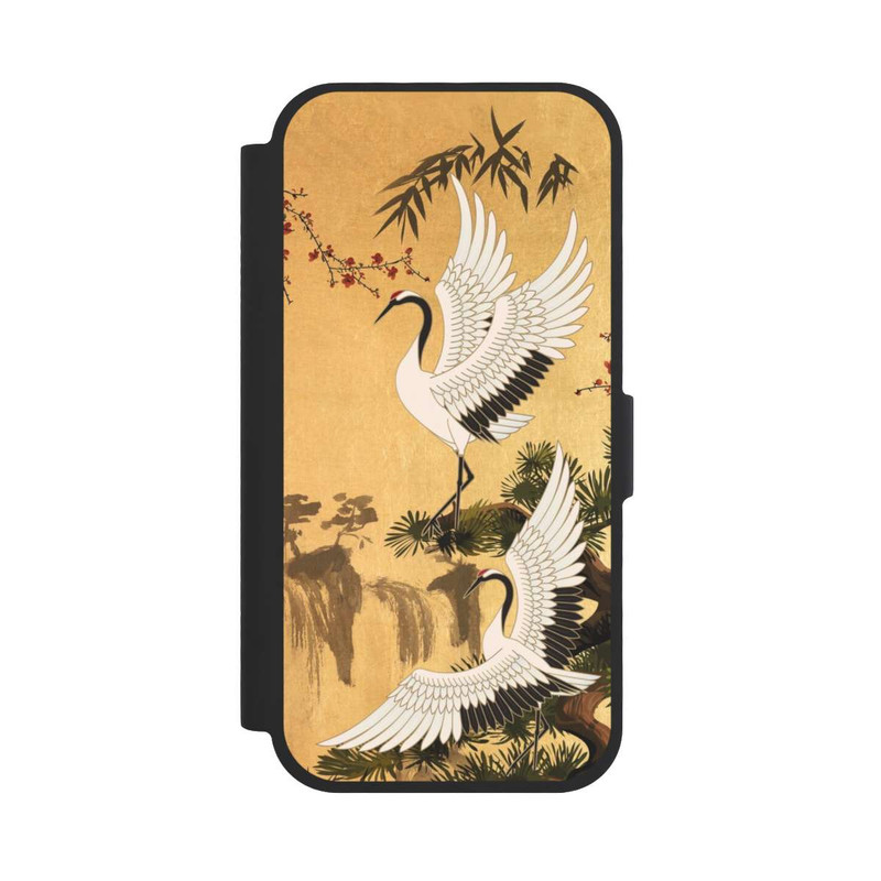 iPhone 17 NIVOflip Kraniche Gold Japan 2