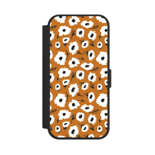 Apple iPhone 17 NIVOflip Pattern Fleurs Ocres