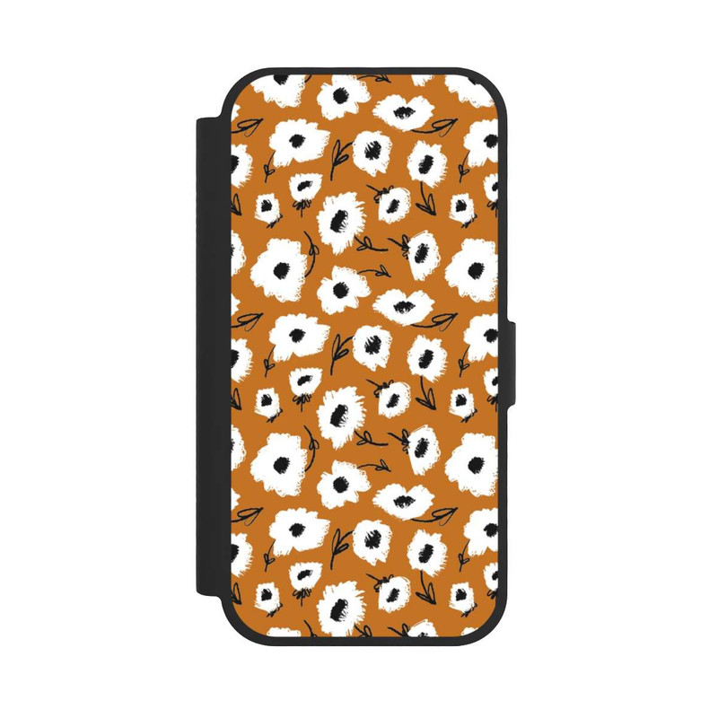 iPhone 17 NIVOflip Pattern Fleurs Ocres
