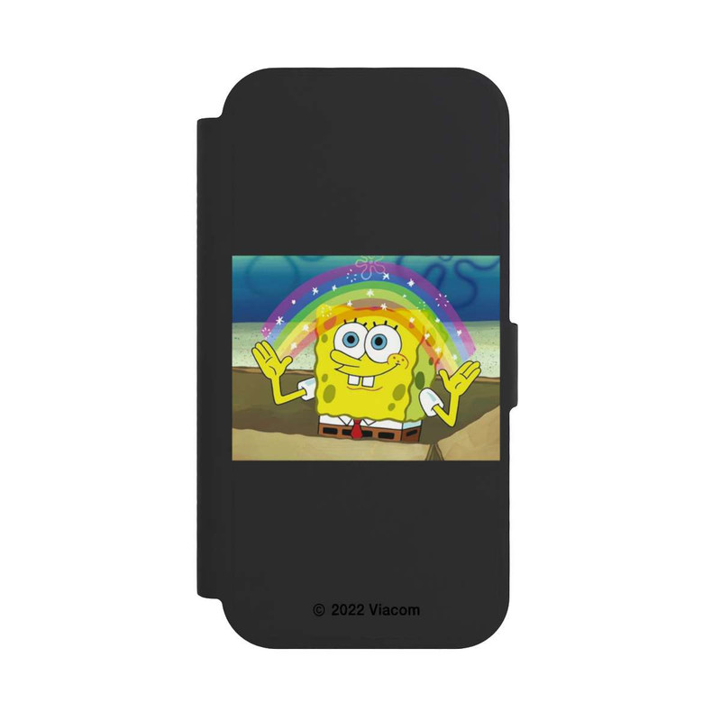 iPhone 17 NIVOflip Spongebob - Rainbow Meme transparent