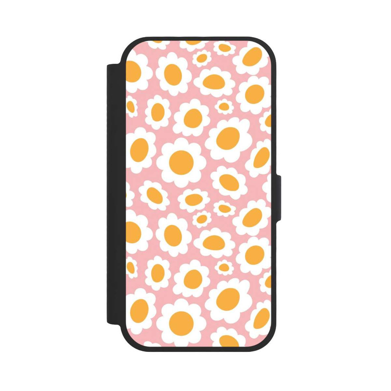 iPhone 17 NIVOflip Vintage Gänseblümchen Rosa