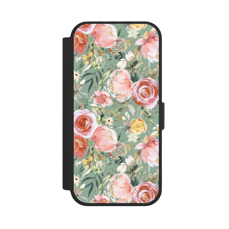 iPhone 17 NIVOflip Pastel Peony Bouquet