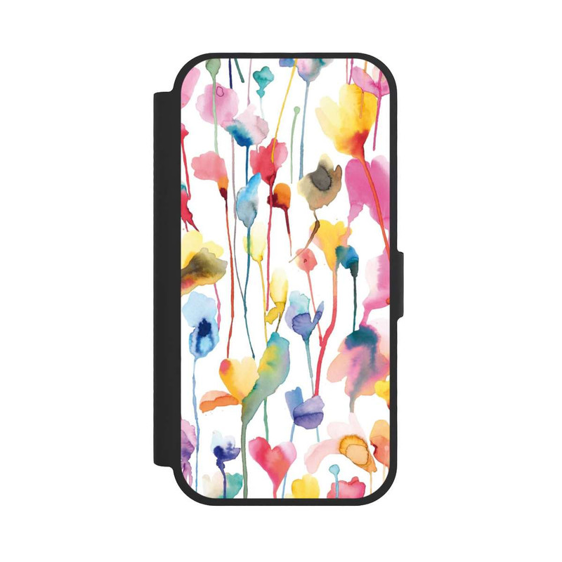iPhone 17 NIVOflip Aquarelle de Fleurs Colorées