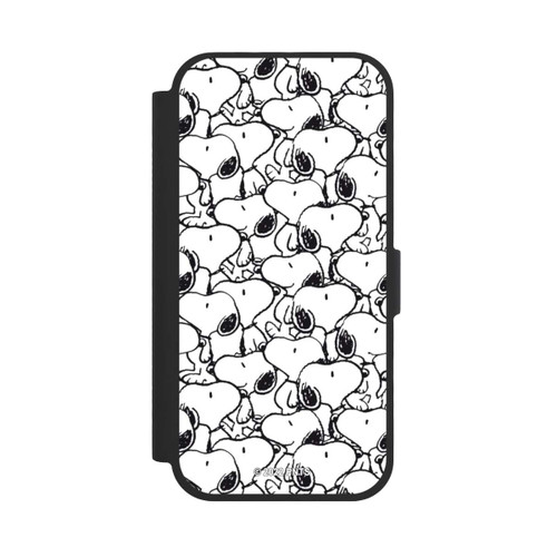 Apple iPhone 17 NIVOflip Snoopy Pattern Black And White