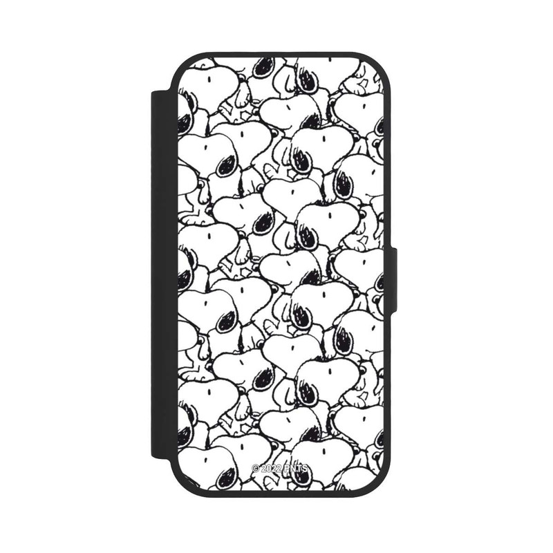 iPhone 17 NIVOflip Snoopy Muster Schwarz und Weiß