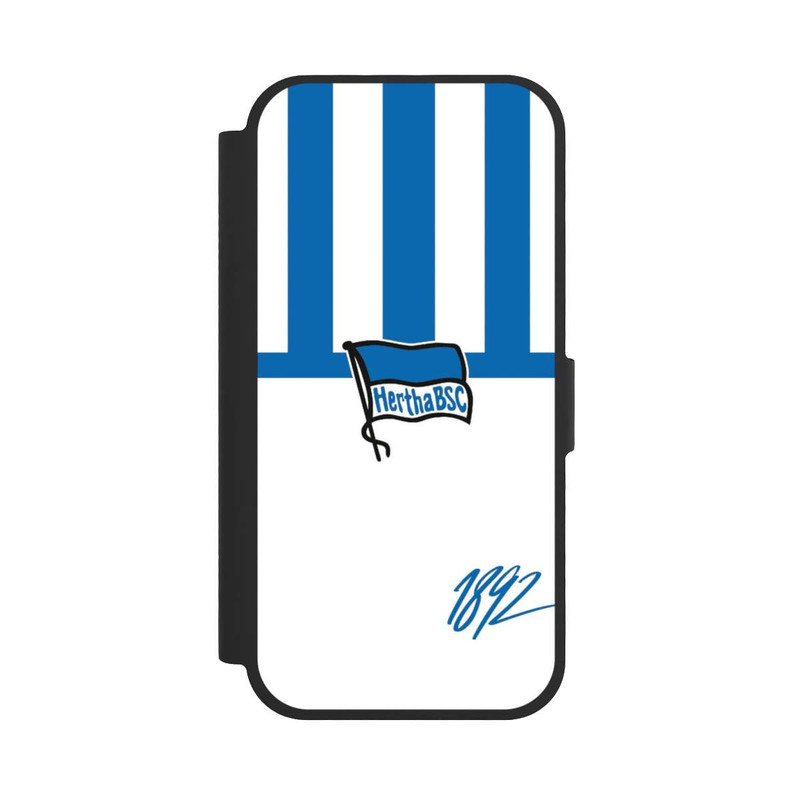 iPhone 17 NIVOflip Blau und Weiß Horizontal Streifen