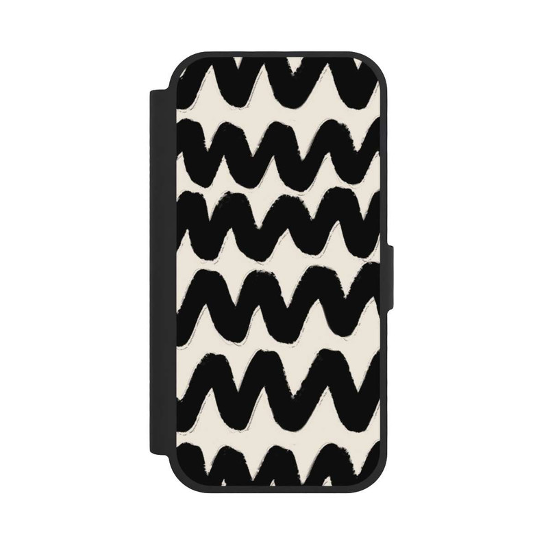 iPhone 17 NIVOflip Vagues Noires Pattern