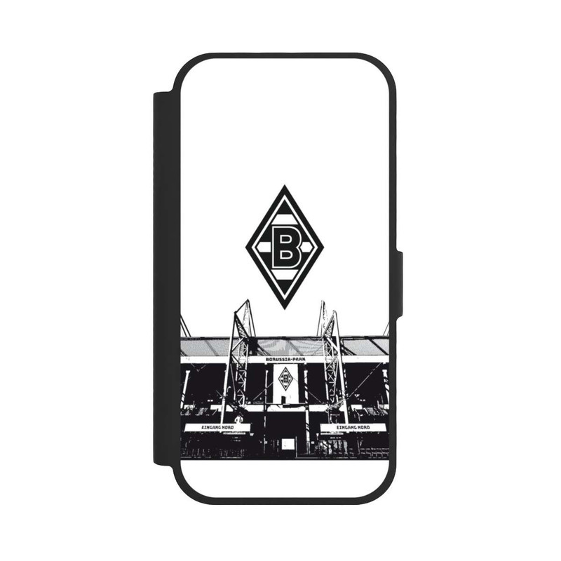 iPhone 17 NIVOflip Borussia-Park Schwarz und Weiß