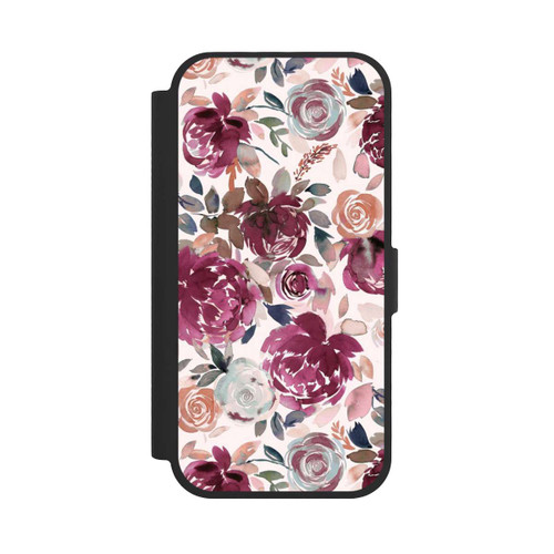 Apple iPhone 17 NIVOflip Pivoines et roses d'automne Rose