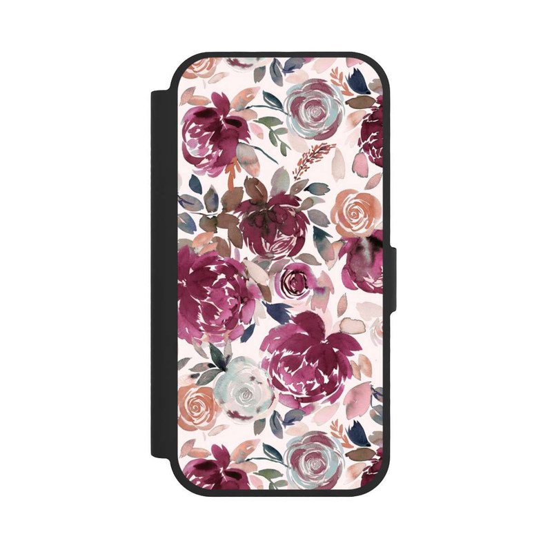 iPhone 17 NIVOflip Autumn Peonies and roses Pink