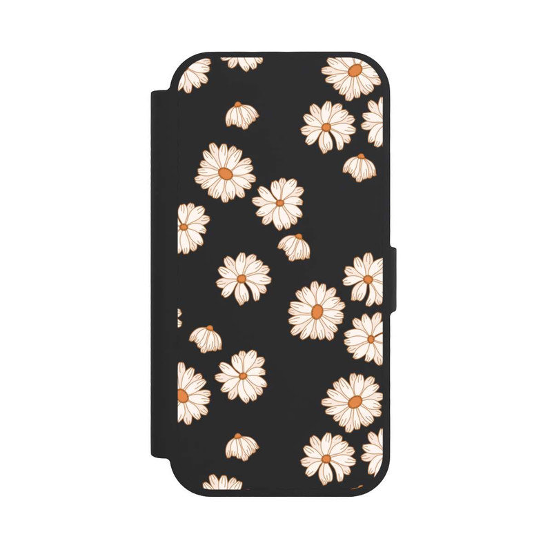 iPhone 17 NIVOflip Fond Flower Power blanc
