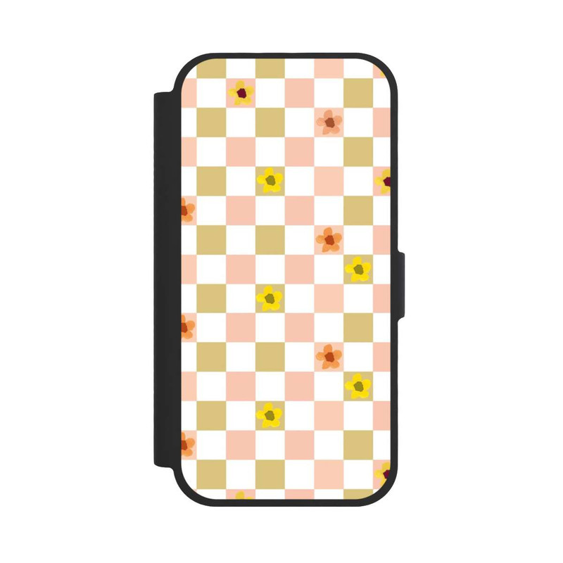 iPhone 17 NIVOflip Kariert nostalgische Pastellblumen