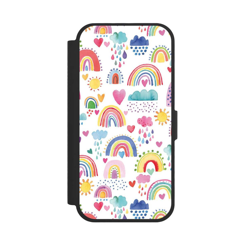 iPhone 17 NIVOflip Lovely Rainbows Multi Red