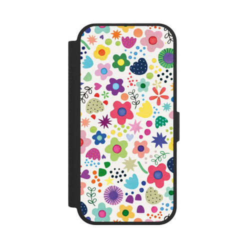 Apple iPhone 17 NIVOflip Psychedelische Blumen bunt