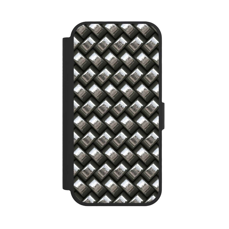 iPhone 17 NIVOflip Glamour Silver Metal
