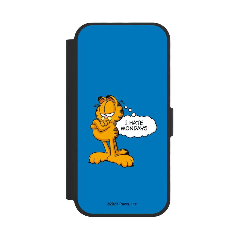 iPhone 17 NIVOflip Garfield I Hate Mondays Blau