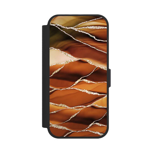  NIVOflip Brown Marble Stripes Glitter Look