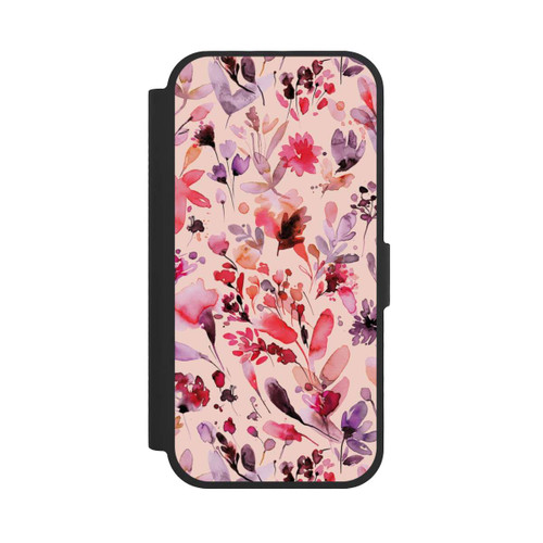 Apple iPhone 17 NIVOflip Künstlerische Blumen Viva Magenta