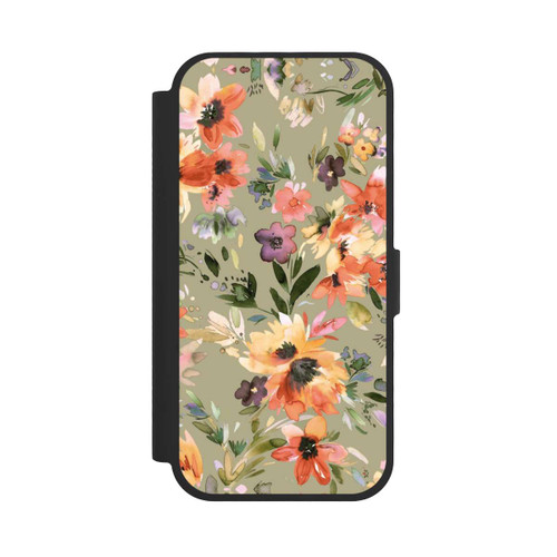  NIVOflip Malerische tropische Blumen Salbeigrün
