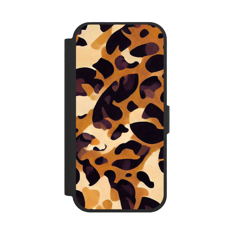 iPhone 17 NIVOflip motif lion marron clair