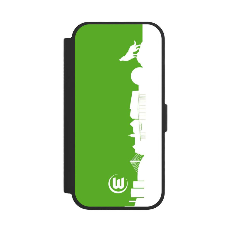 iPhone 17 NIVOflip Skyline Grün Weiß