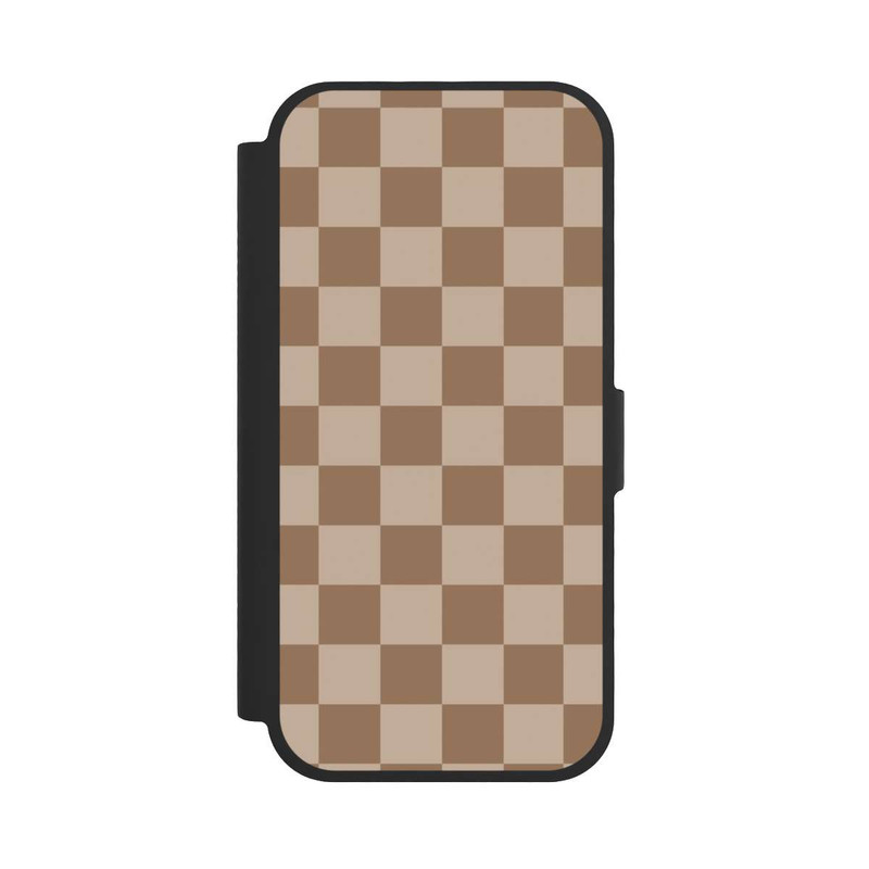 iPhone 17 NIVOflip Brown check