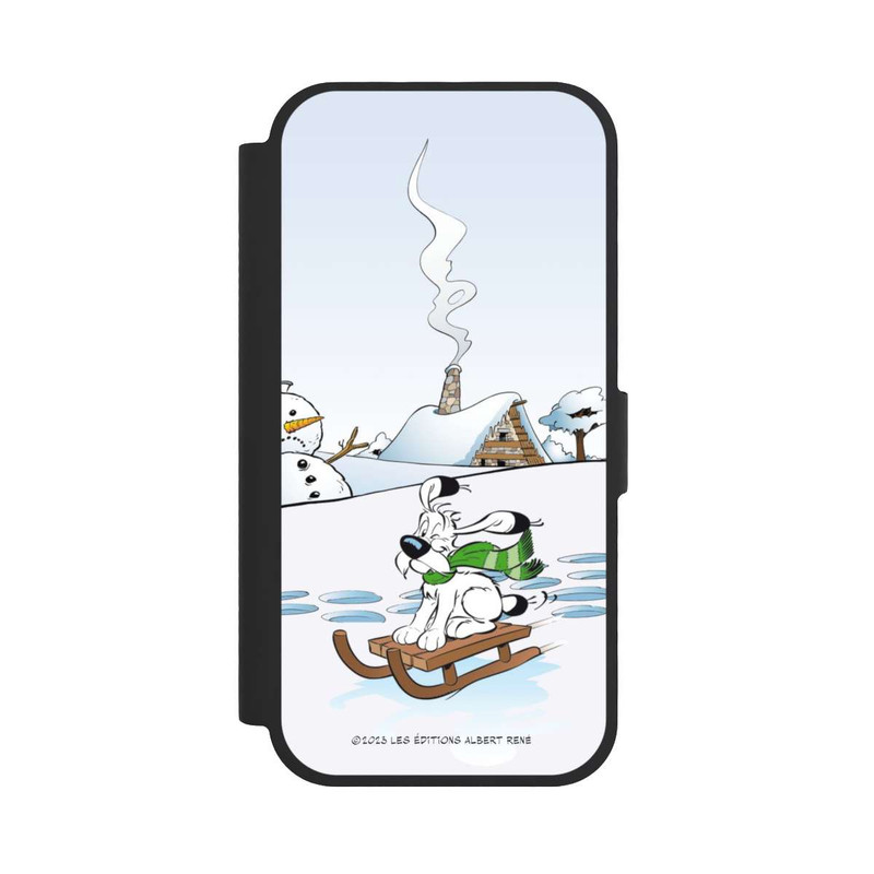 iPhone 17 NIVOflip Idéfix fait du traîneau