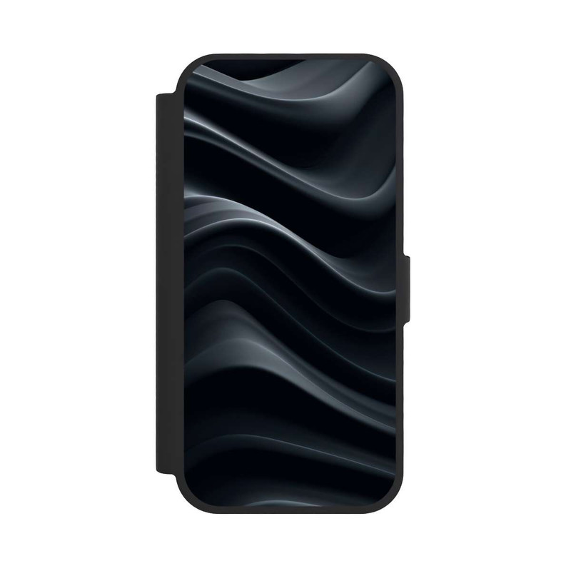 iPhone 17 NIVOflip Black Waves Texture