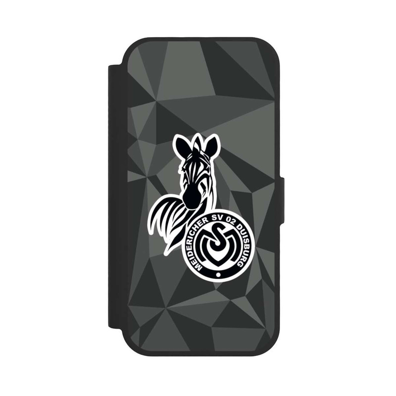iPhone 17 NIVOflip MSV Duisburg Polygon Muster
