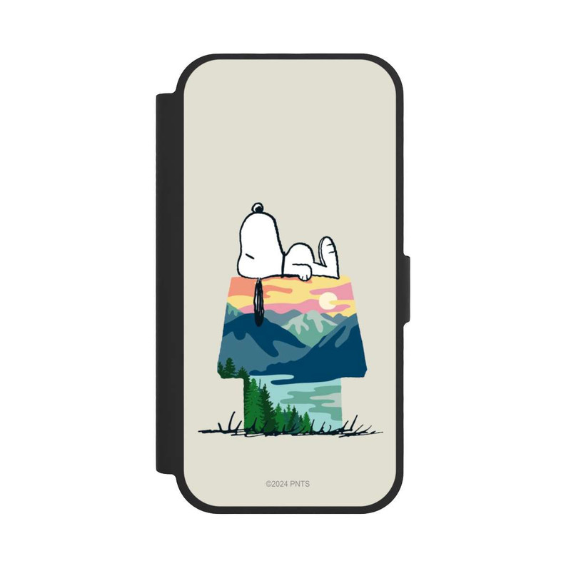 iPhone 17 NIVOflip Snoopy Camping Hütte