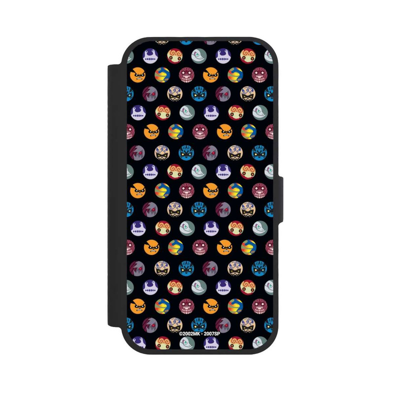 iPhone 17 NIVOflip Bijuu Muster Schwarz