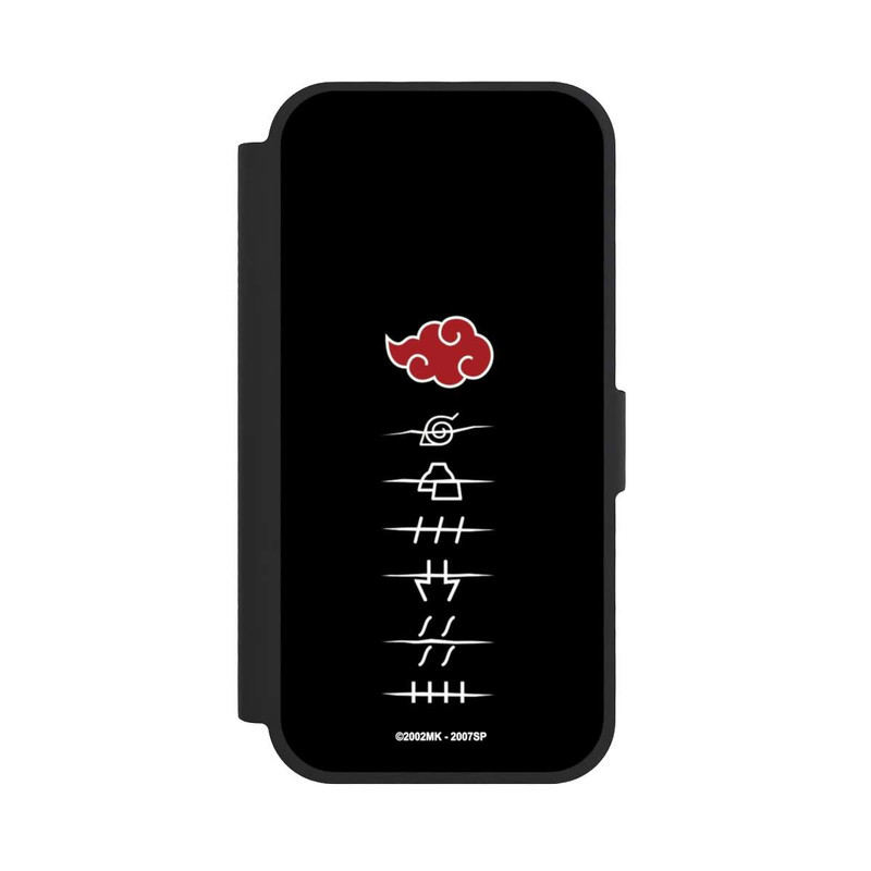 iPhone 17 NIVOflip Akatsuki Mitgliedssymbole Schwarz