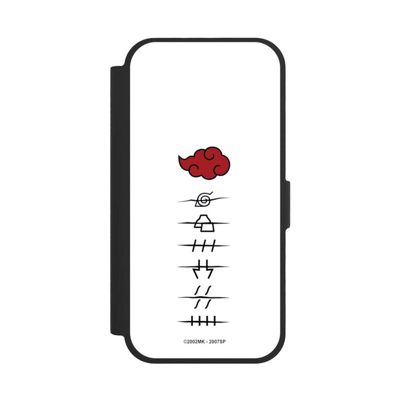iPhone 17 NIVOflip Symboles blancs des membres d'Akatsuki