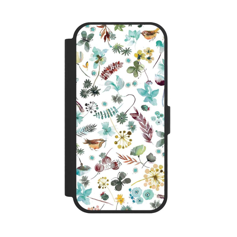 iPhone 17 NIVOflip Botanischer Schmetterling Natur Blau