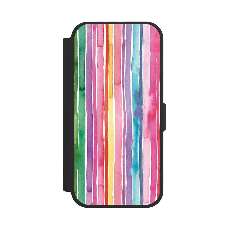 iPhone 17 NIVOflip Camouflage Rayures arc-en-ciel