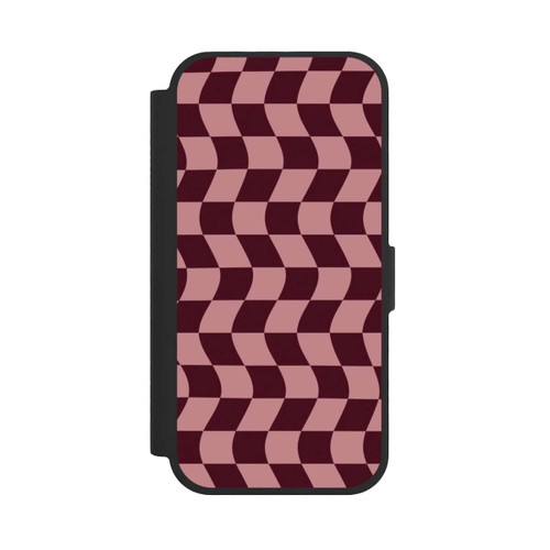 Apple iPhone 17 NIVOflip Schachbrett Rot-Rosa