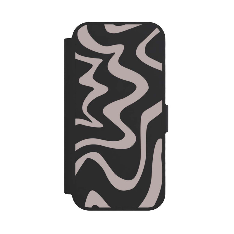 iPhone 17 NIVOflip Linien Wellig Transparent