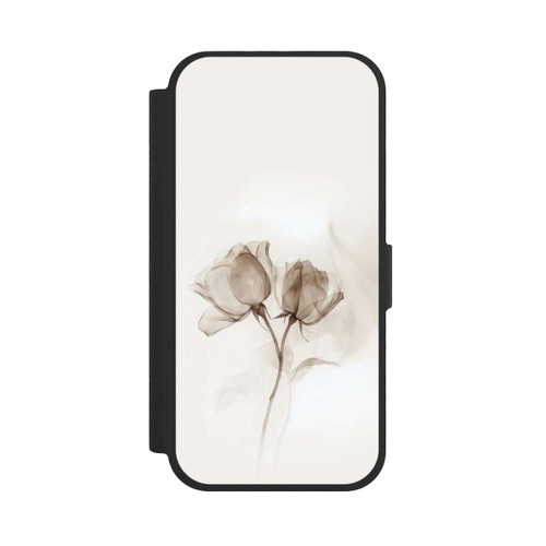Apple iPhone 17 NIVOflip Braune Rose Blume Nebel