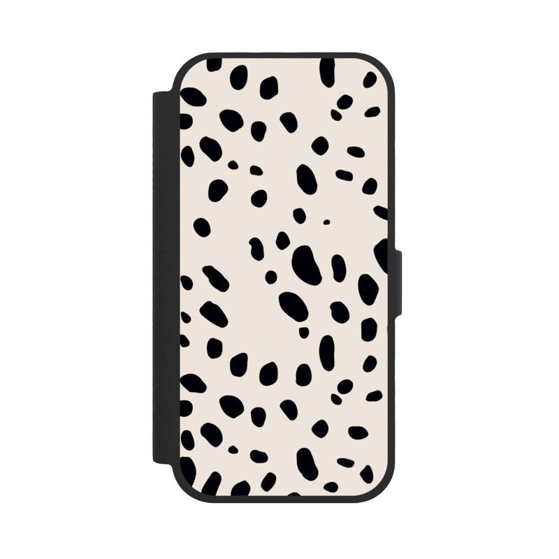 iPhone 17 NIVOflip Tiermuster Gepard Schwarz