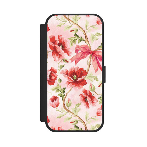 Apple iPhone 17 NIVOflip Poppies Pattern Pink
