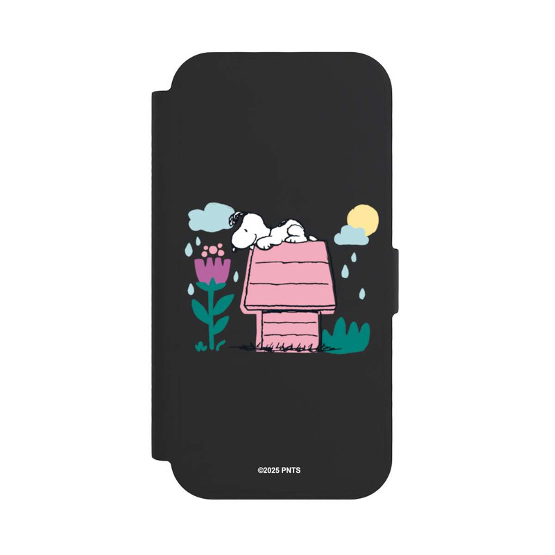 iPhone 17 NIVOflip Snoopy Chenil Printemps transparent
