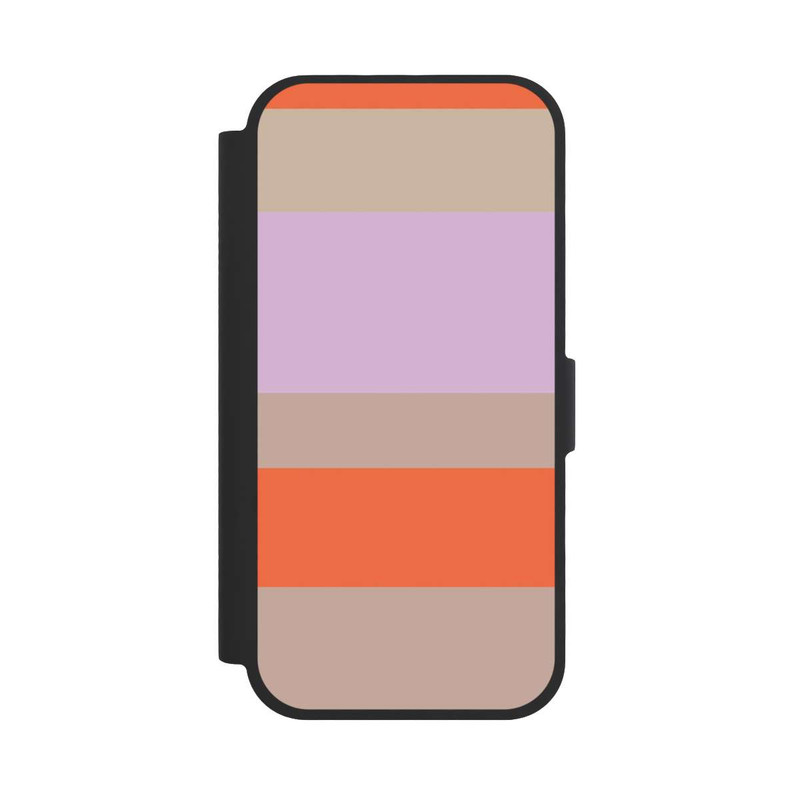 iPhone 17 NIVOflip Moca Lila Orange Stripes