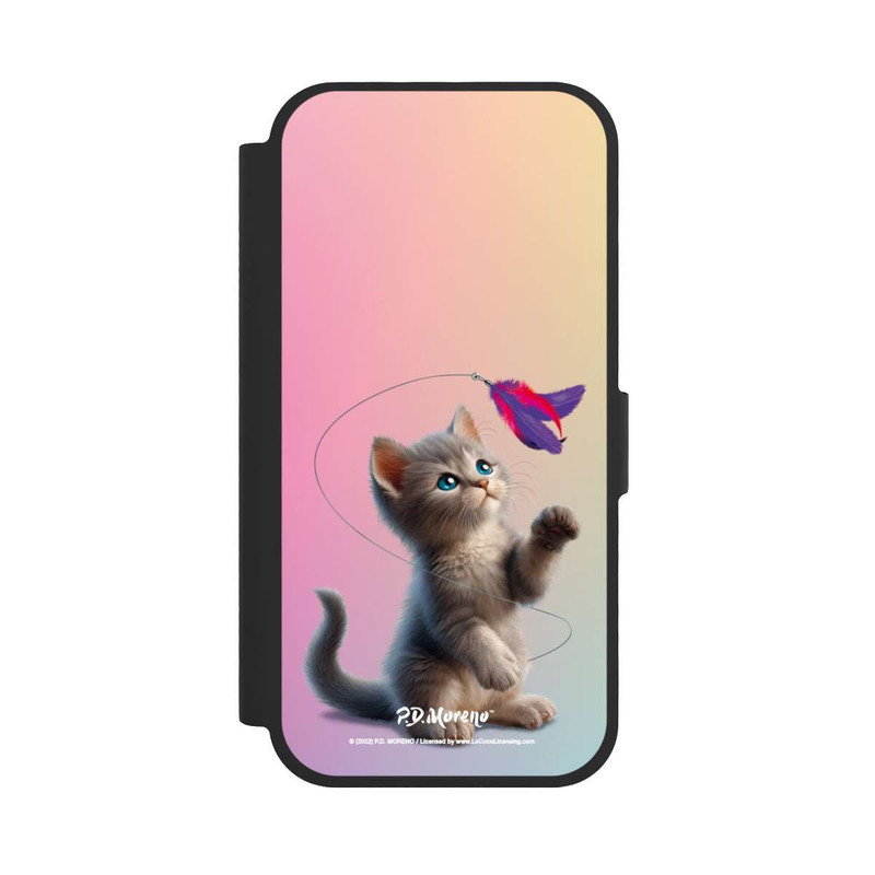 iPhone 17 NIVOflip Playing Cat with Feather