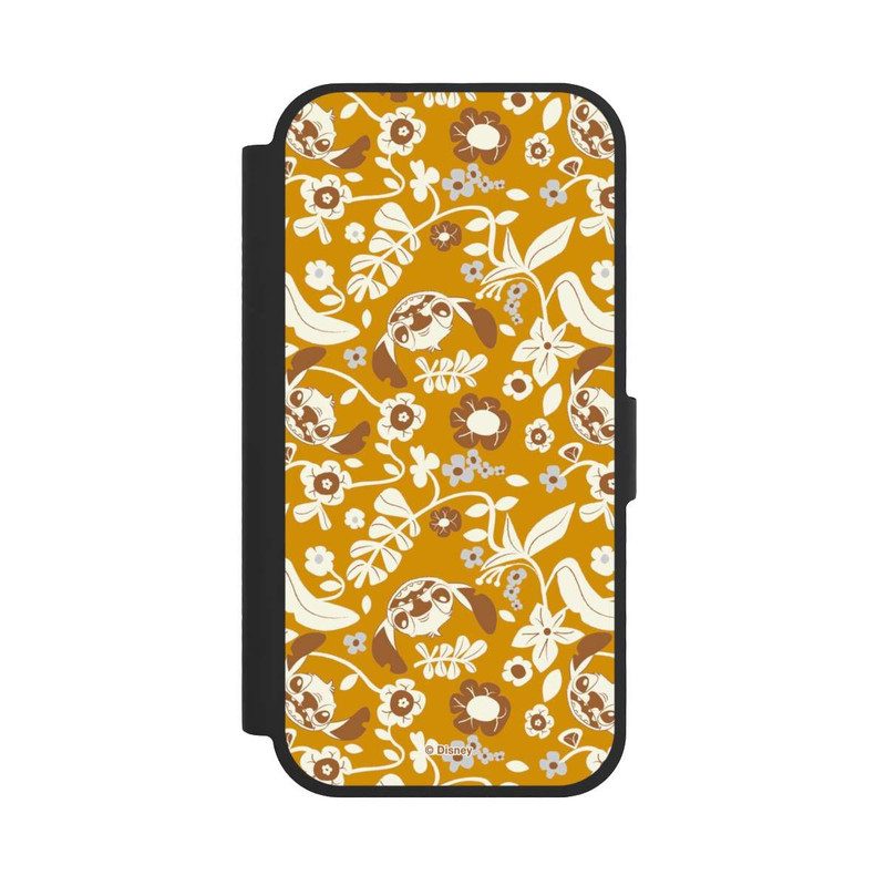 iPhone 17 NIVOflip Stitch Floral Mustard Pattern