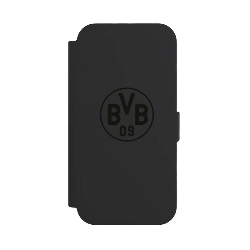 iPhone 17 NIVOflip BVB Logo Schwarz Transparent