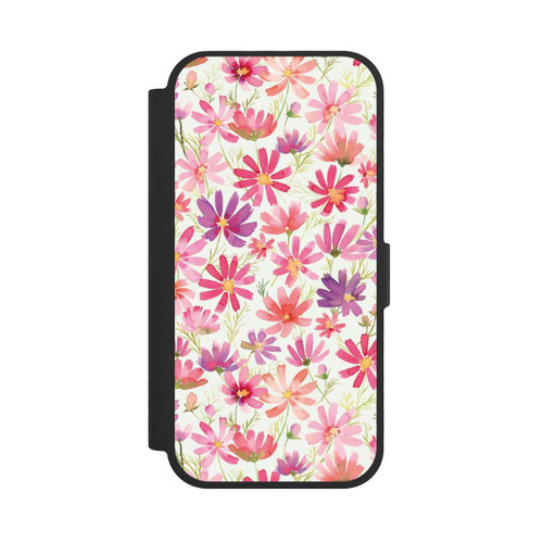 Apple iPhone 17 NIVOflip Boho Cosmos Flowers Purple
