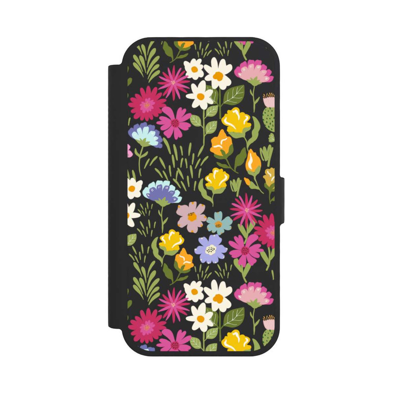 iPhone 17 NIVOflip Bunte Sommerblumen Transparent
