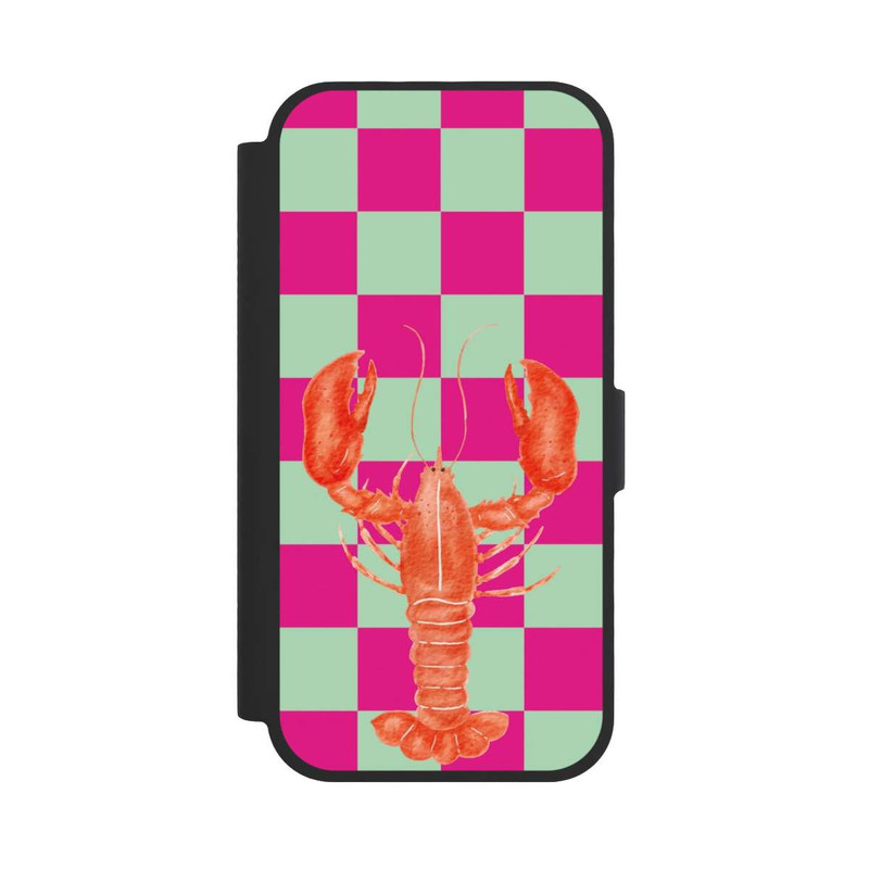 iPhone 17 NIVOflip Pink Checkers Lobster