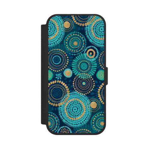  NIVOflip Blockprint India Teal Gold